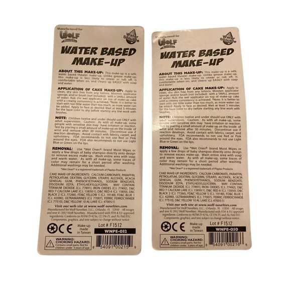 Bundle Of Halloween Makeup And Treat Bags Monster Cling Ons - Picture 5 of 6